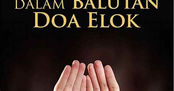 Doa Dalam Kerinduan Mendalam