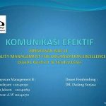 Komunikasi Efektif Antar Manajemen Puncak