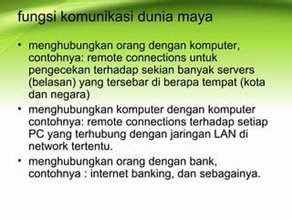 Platform Komunikasi Dunia Maya