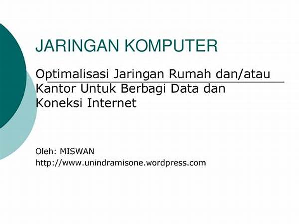 Optimalisasi Jaringan Komputer Terintegrasi