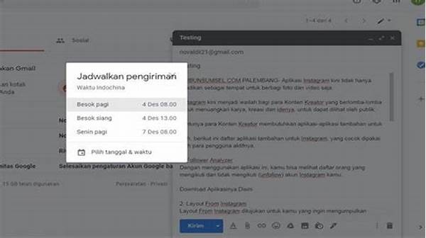Penjadwalan Pengiriman Email Otomatis