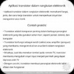 Aplikasi Transistor Dalam Perangkat Modern