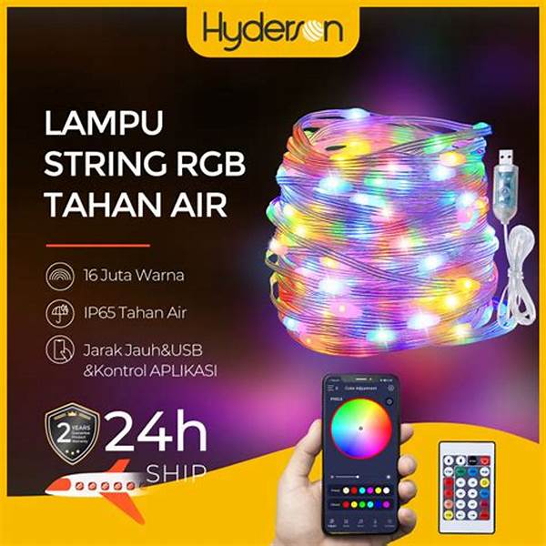 Aplikasi Warna Led Dalam Dekorasi