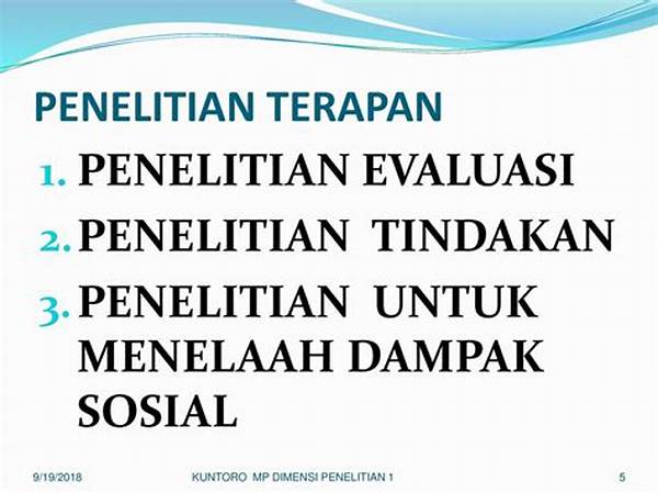 Evaluasi Dampak Sosial Penelitian.