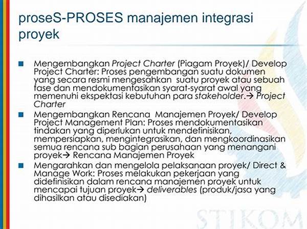 Integrasi Aliran Kerja Proyek