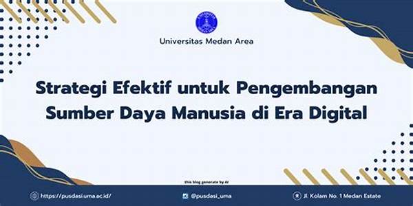 Pengembangan Sumber Daya Manusia Digital