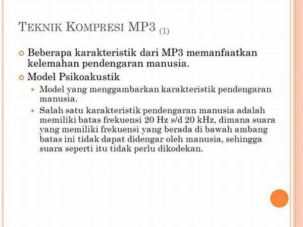 Teknik Kompresi Dan Pengolahan Suara