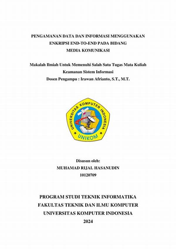 Teknologi Pengamanan Data End-to-end