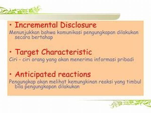 Batasan Pengungkapan Informasi Pribadi