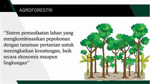 Peran Agroforestri Dalam Keberlanjutan