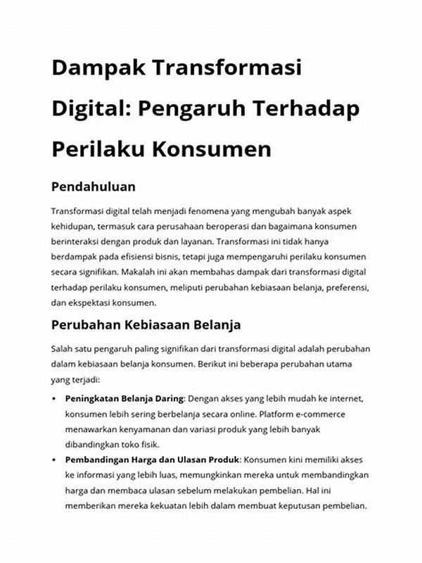 Dampak Internet Terhadap Perilaku Konsumen