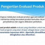Evaluasi Kualitas Produk Pabrik