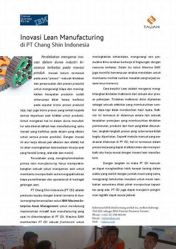 Inovasi Lean Manufacturing Modern