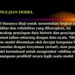 Metodologi Pengujian Model Prediktif