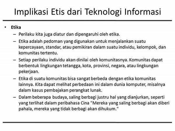 Pedoman Etis Untuk Berbagi Informasi