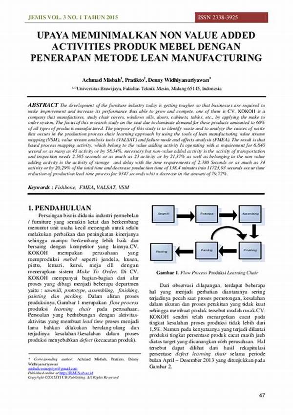 Penerapan Metode Lean Manufacturing
