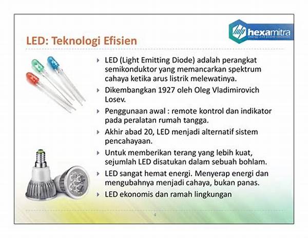 Penghematan Energi Menggunakan Led