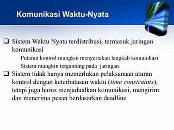 Teknologi Komunikasi Waktu Nyata