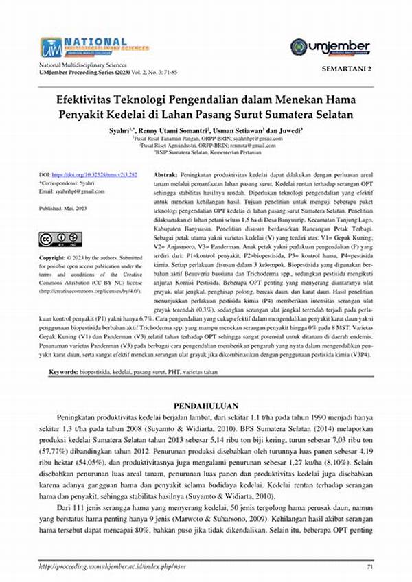 Efektivitas Sensor Dalam Pengendalian Hama