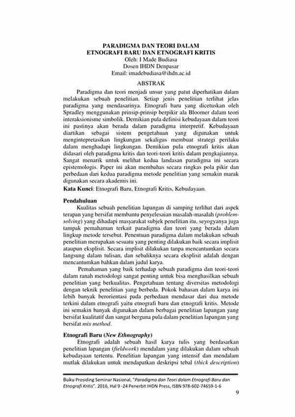Evaluasi Kritis Teori-teori Baru