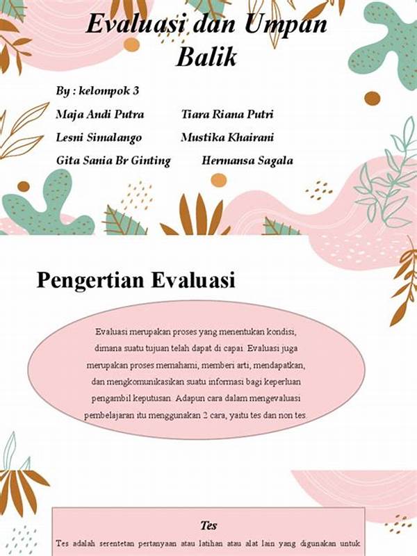 Evaluasi Umpan Balik Konsumen Terus-menerus