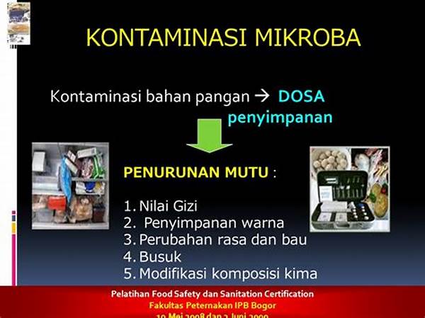 Kontaminasi Mikroba Saat Penyimpanan Bahan