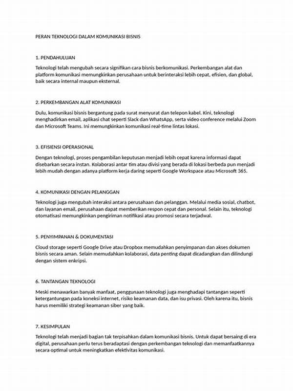 Peran Teknologi Dalam Komunikasi Diplomatik