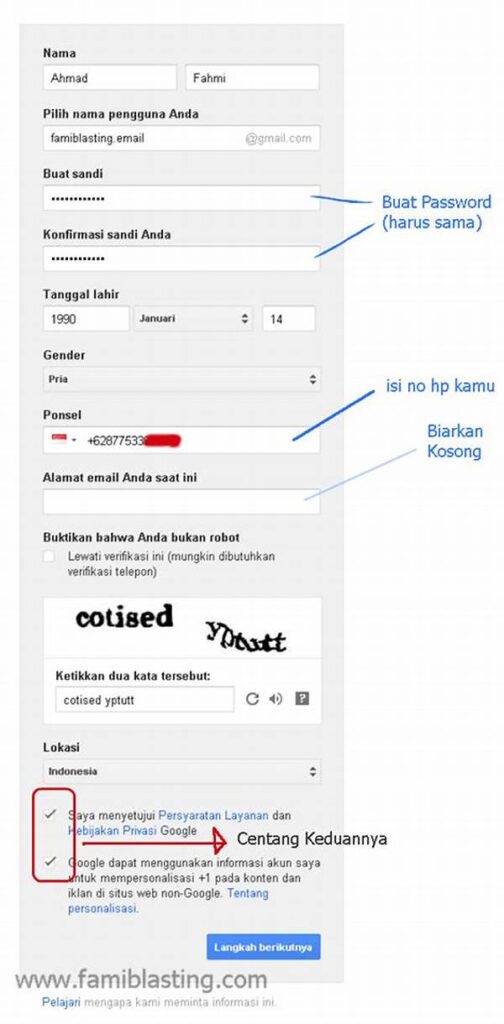 Petunjuk Cepat Membuat Akun Email