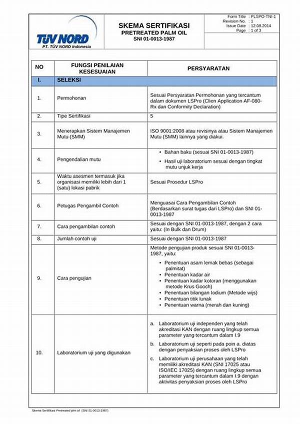 Sertifikasi Mutu Bahan Baku