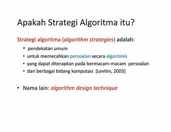 “strategi Algoritma Untuk Analisis Data”