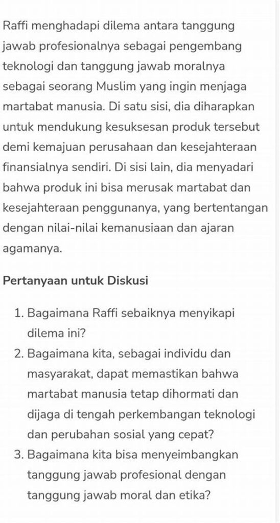 Tanggung Jawab Moral Pengembang Ai