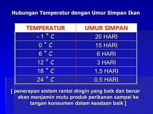 Peran Temperatur Dalam Umur Simpan