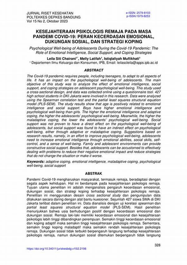 Dukungan Sosial Dan Kesejahteraan Remaja