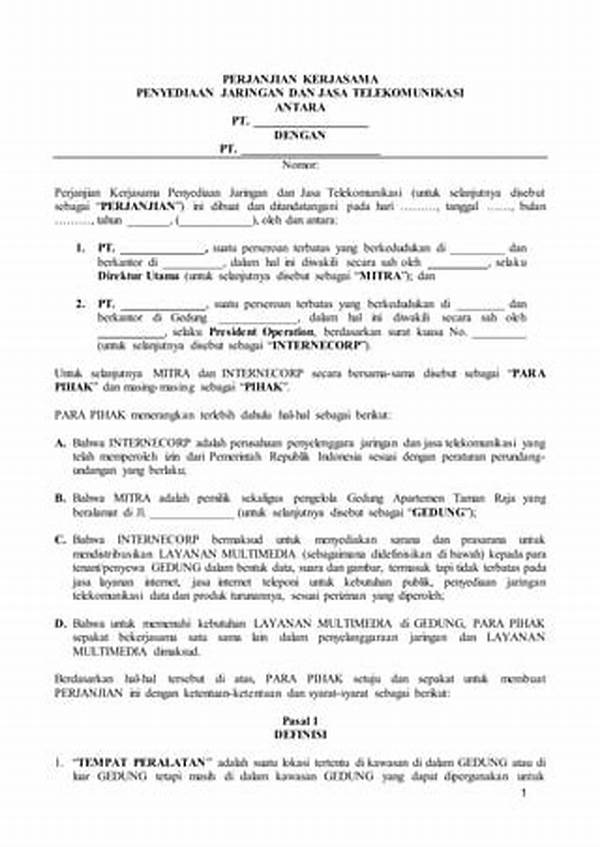 Perjanjian Kerjasama Strategis Telekomunikasi