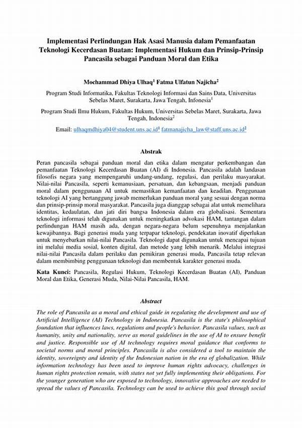 Perlindungan Hak Asasi Dalam Teknologi Ai