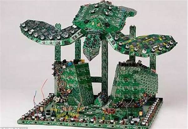 Seni Dari Komponen Elektronik Bekas