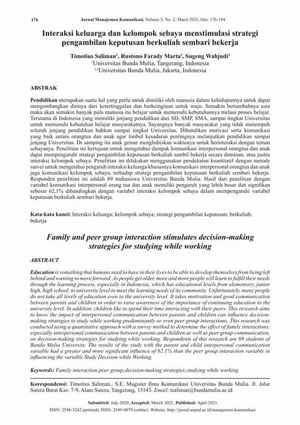 Strategi Pengambilan Keputusan Kelompok
