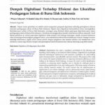 Dampak Digitalisasi Terhadap Penelitian Ilmiah