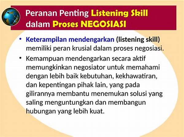 Teknik Mendengarkan Aktif Dalam Negosiasi